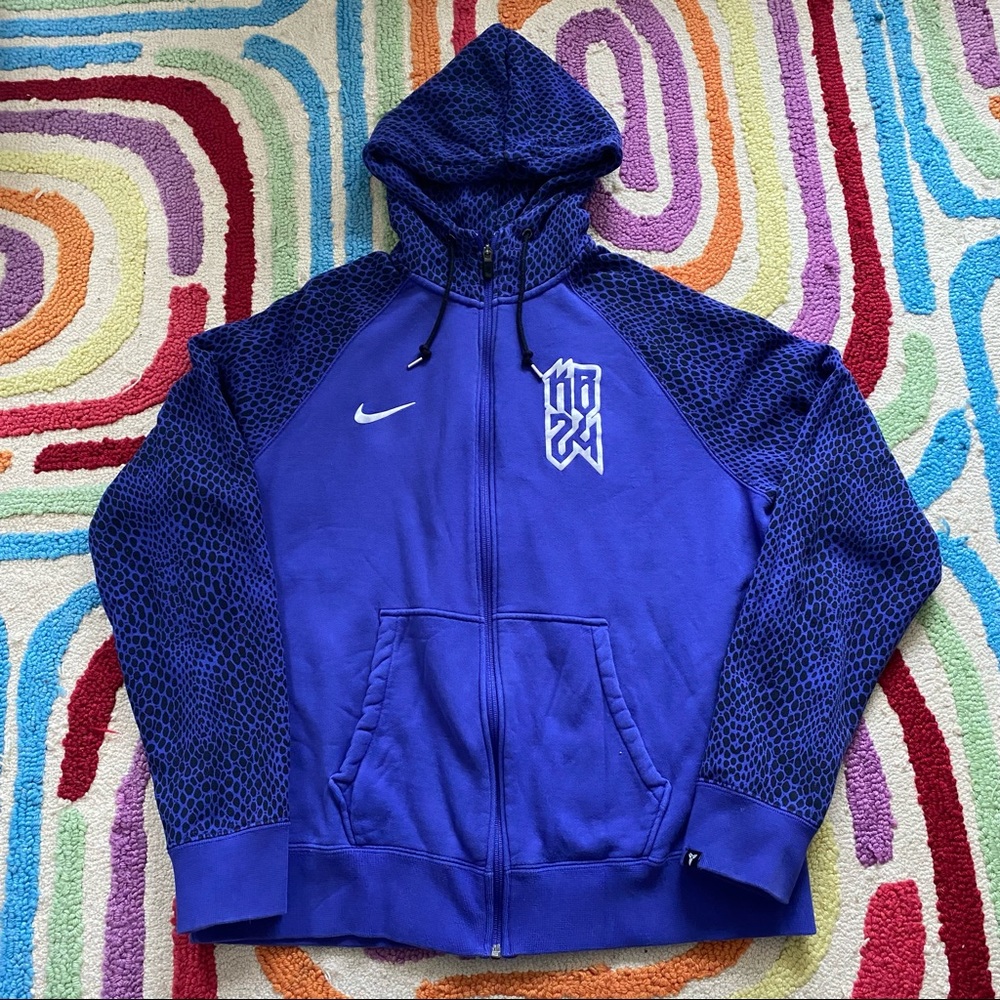 Vintage NIKE Kobe Bryant 24 Full Zip Mamba Hoodie Sweatshirt